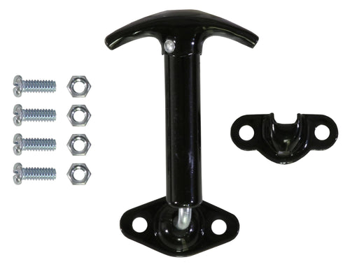 Truck and Trailer Buyers Products WJ96WCB Rubber Hood Latch, Black