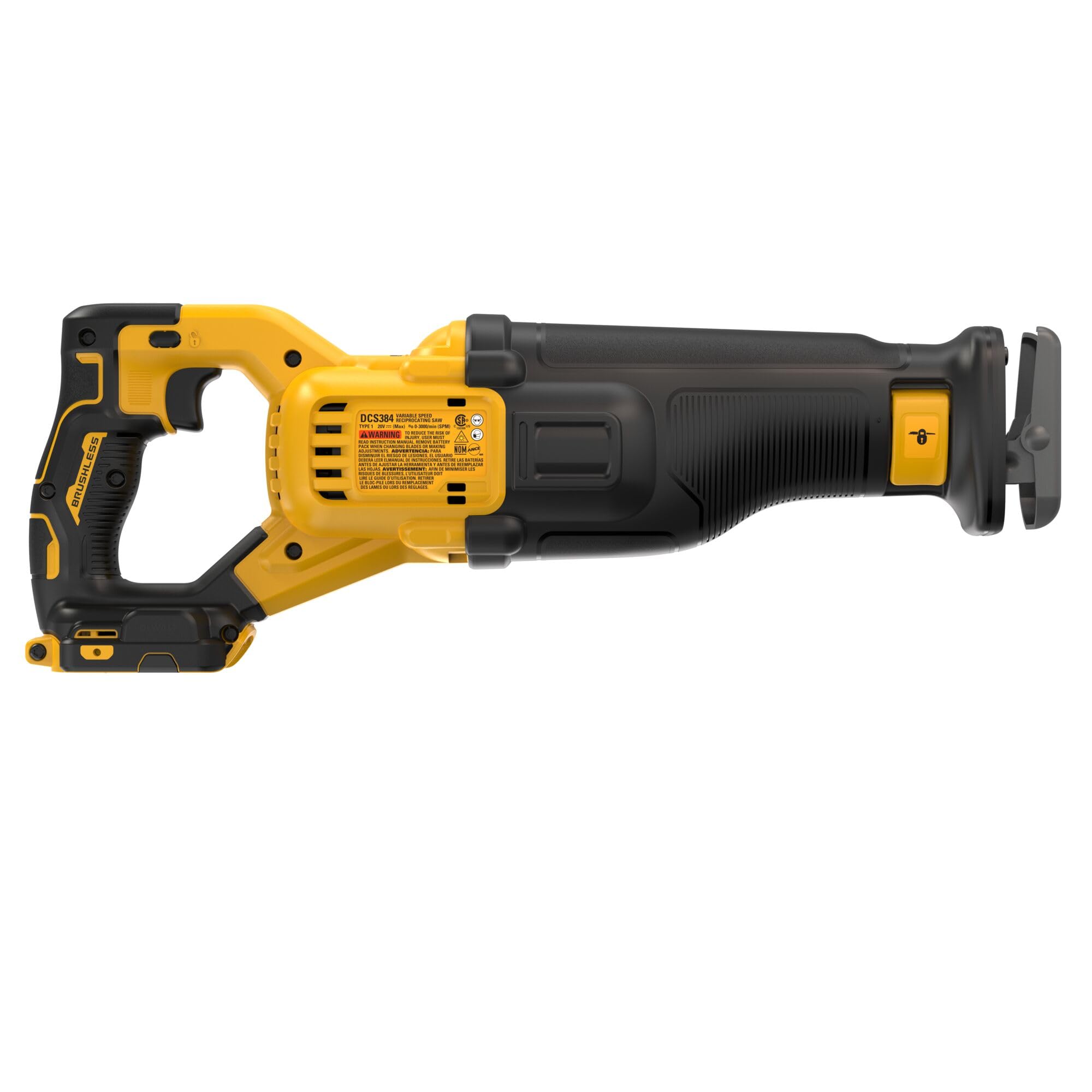 20V MAX* DEWALT XR Brushless Cordless Reciprocating Saw (Tool Only) (DCS384B)