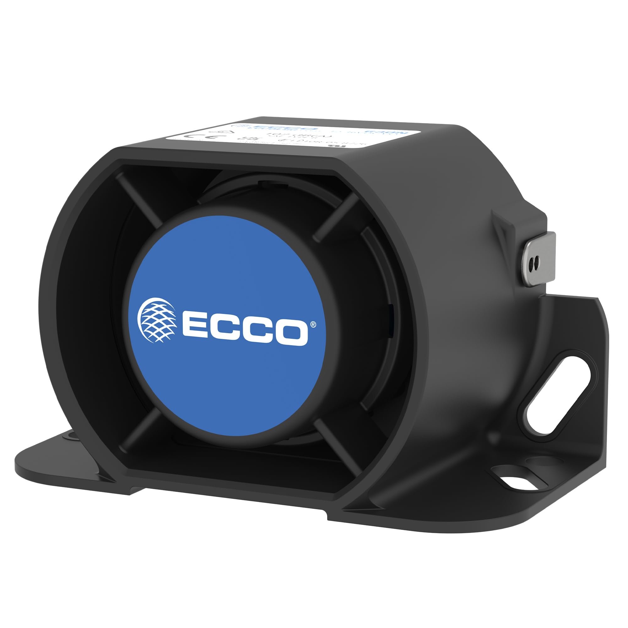 ECCO 12V 36V Backup Alarm 97dB Industrial Heavy-Duty Reverse Warning Alarm with Beeper Tone for Truck Van Freight Car Lorry Heavy Vehicles, 2 Year Warranty