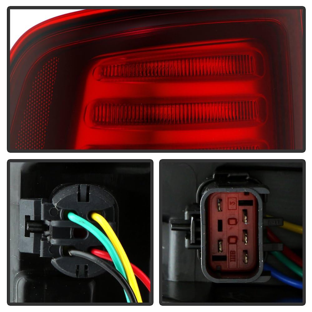 Dodge Ram 1500~3500 Sport Spyder (POE) 13-18 LED Dark Red Lens Tail Light - Reverse-T20(Included) - OE Left