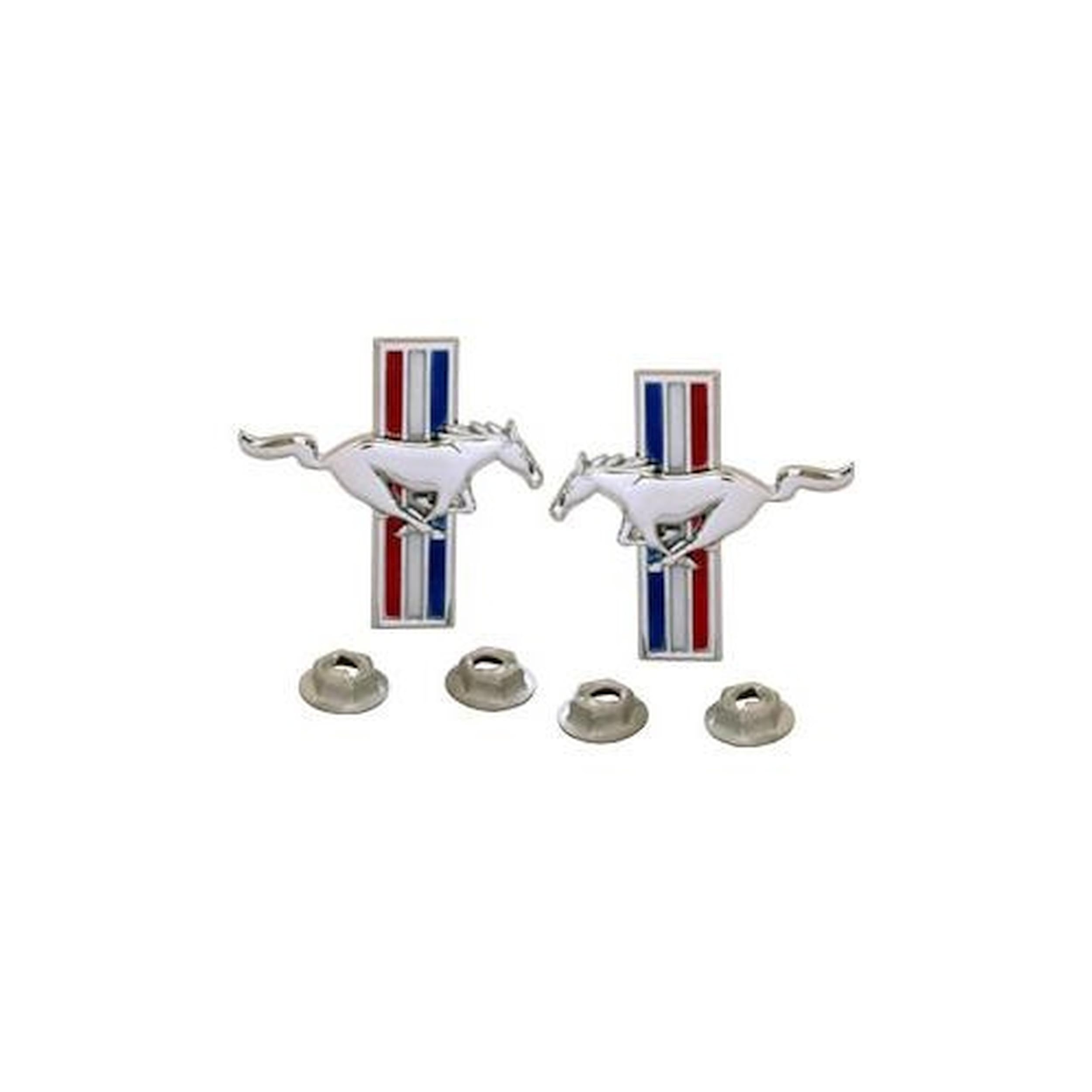 C9ZB-6520820-3 Scott Drake Door Panel Emblems Pair