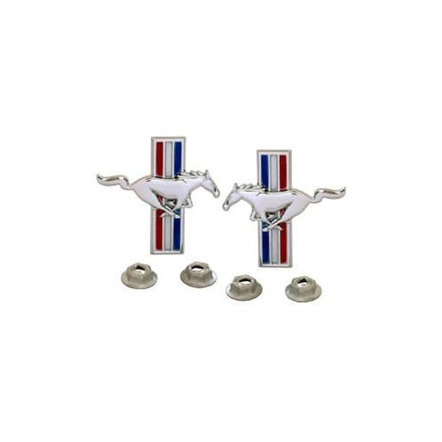 C9ZB-6520820-3 Scott Drake Door Panel Emblems Pair