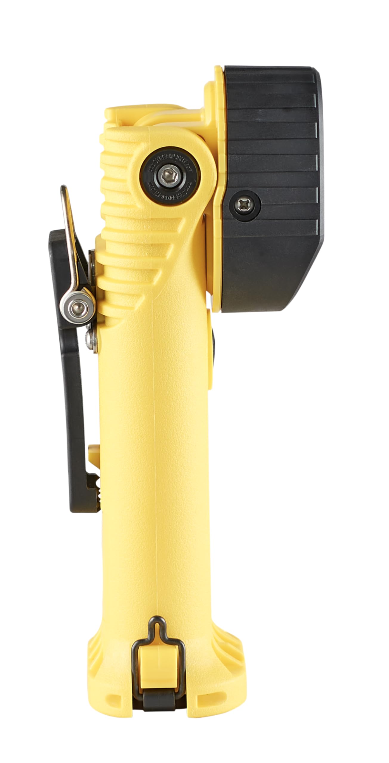 Streamlight Survivor 91810 Pivot 325-Lumen Right Angle Articulating Dual Beam Flashlight with Alkaline Batteries and Clip, Yellow