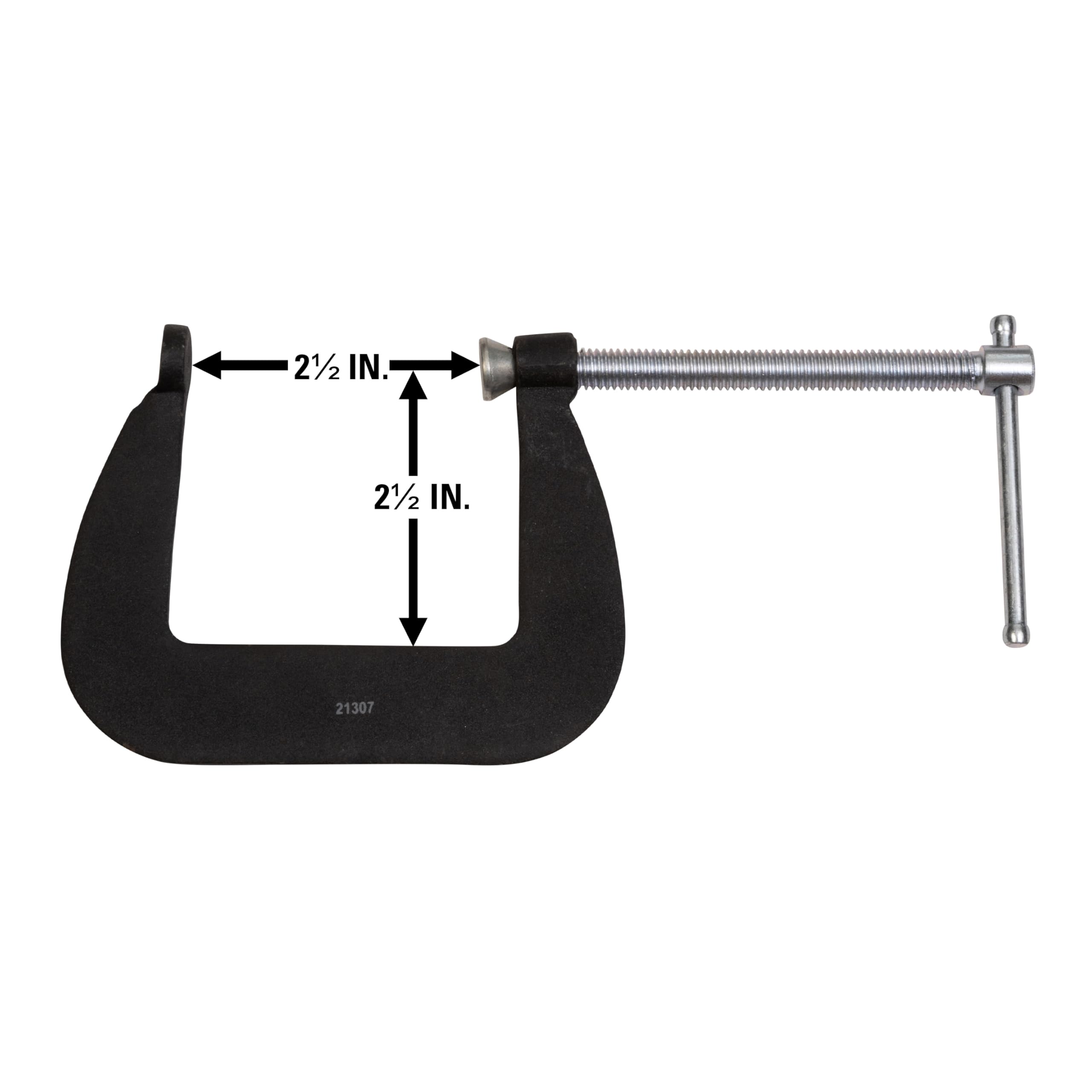 Wilton C-Clamp Super-Junior, 2-1/2" Opening, 2-1/2" Throat, 850 Lbs. Clamping Force (Model 56)