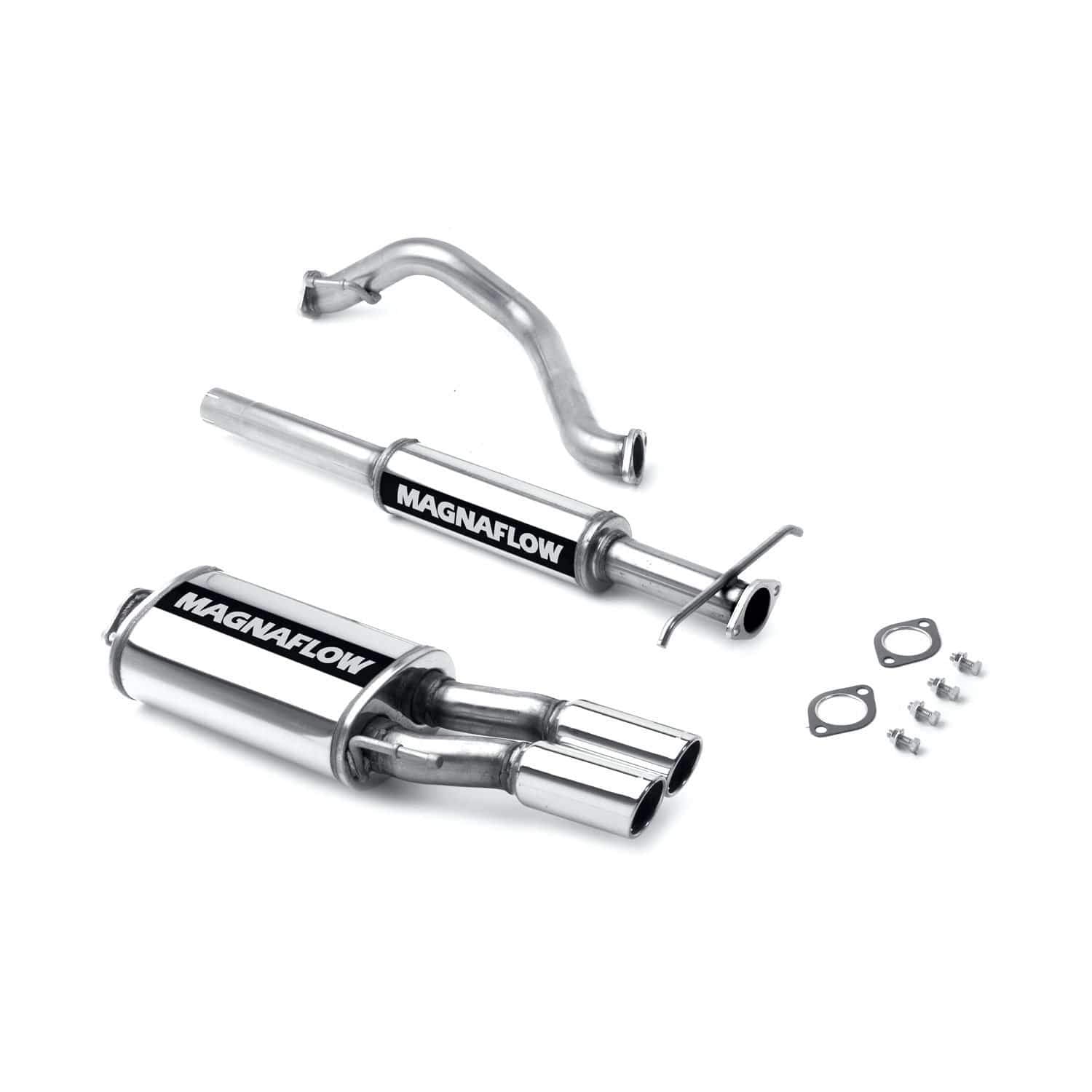 Performance MagnaFlow Exhaust System 15670: Cat-Back, Touring Series, Compatible with 1993-1999 Volkswagen Golf