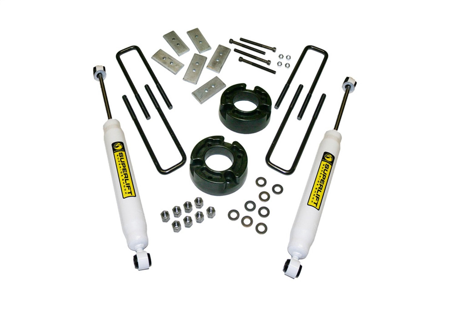 SUPERLIFT SUSPENSION RealTruck 2.5" Lift Kit for Jeep Wrangler JK | Complete Lift Kit with Rear Shadow Series Shocks | K1004 | Fits 2004-2008 Ford F-150
