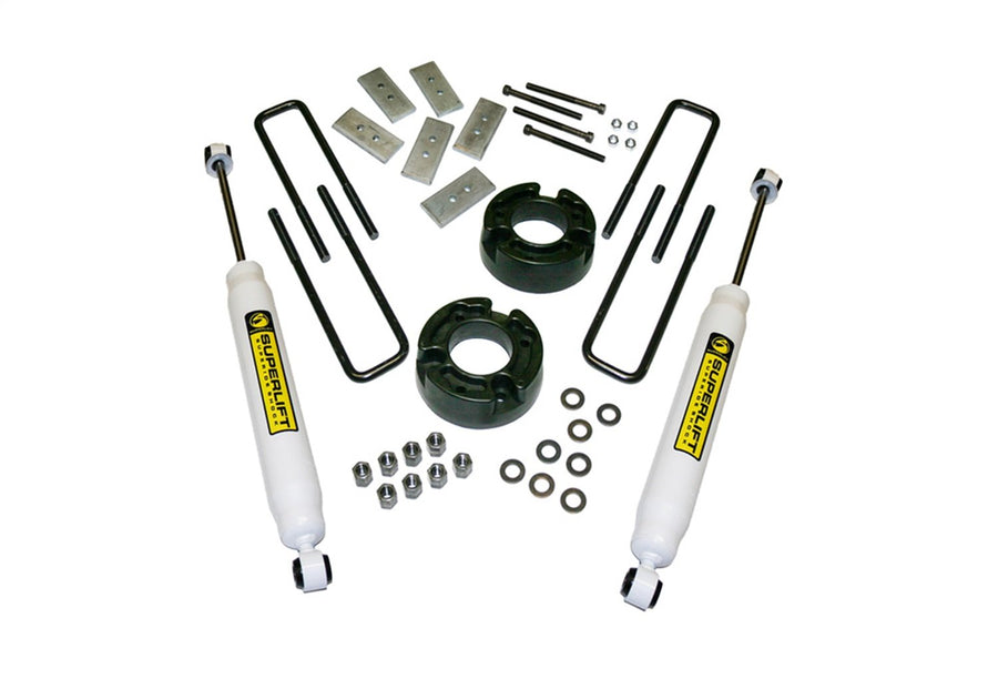 SUPERLIFT SUSPENSION RealTruck 2.5" Lift Kit for Jeep Wrangler JK | Complete Lift Kit with Rear Shadow Series Shocks | K1004 | Fits 2004-2008 Ford F-150