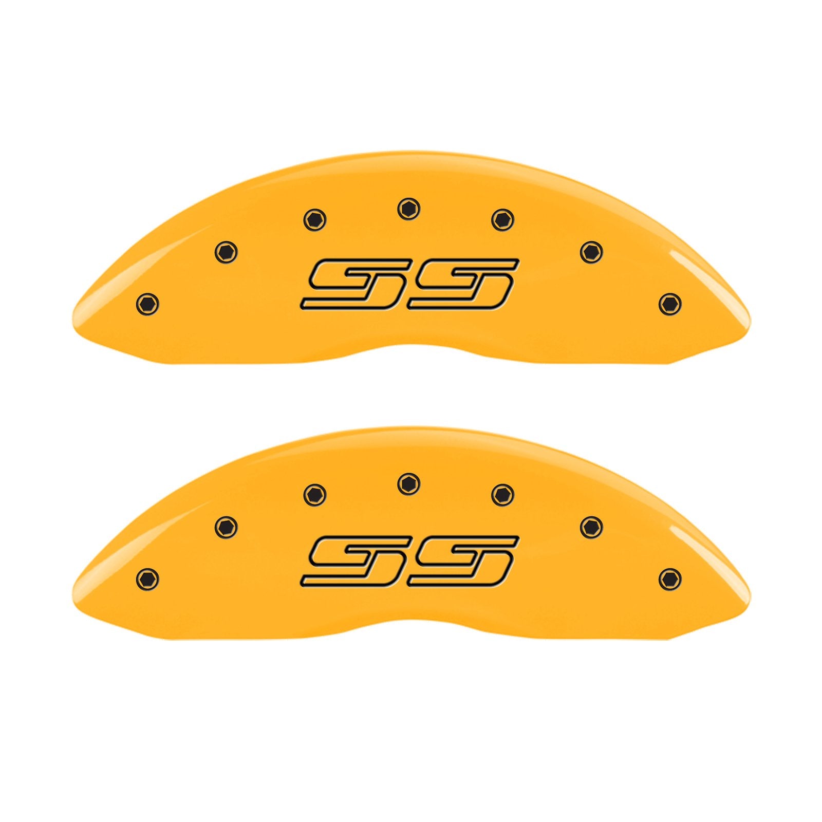 Caliper Covers MGP 14002SSS1YL, Yellow