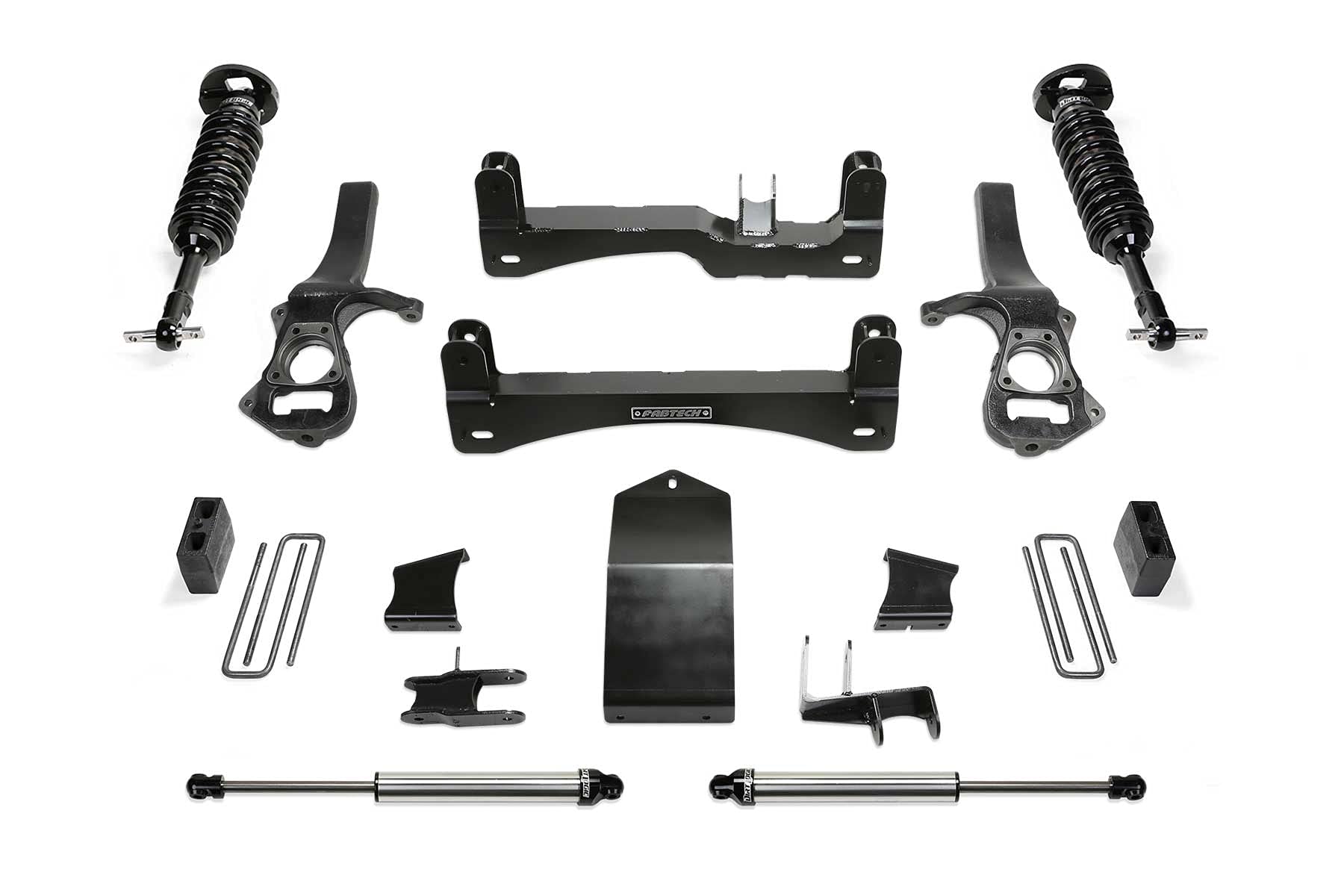 Fabtech Performance K1133DL Lift System w/Shocks 6 in. Lift Incl. Front Non Reservoir Coilovers And Rear Dirt Logic Shocks Lift System w/Shocks