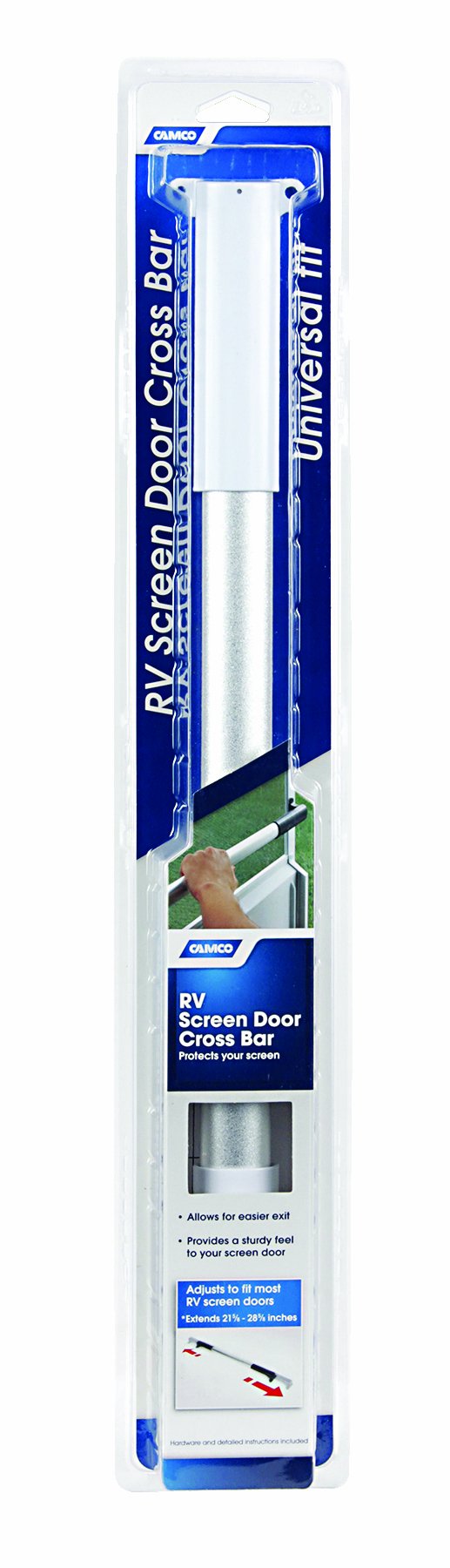 White Screen Door Camco 42186 Cross Bar