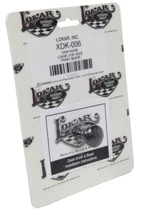 Lokar XDK-006 Performance Products Dash Knob - 3/16" Hole - Black