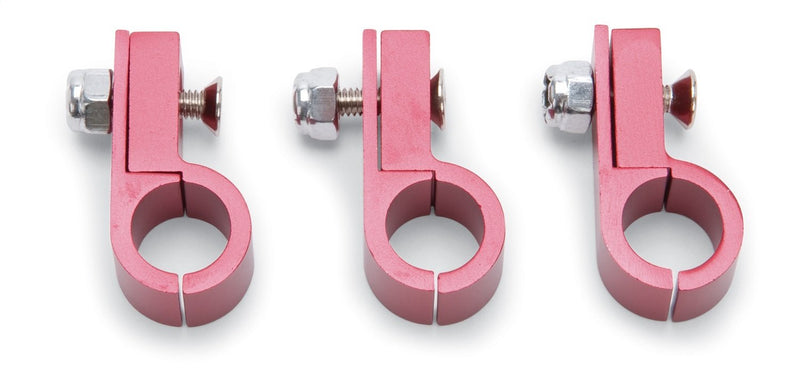 RED ANODIZE LINE CLAMP FOR -8 TUBING