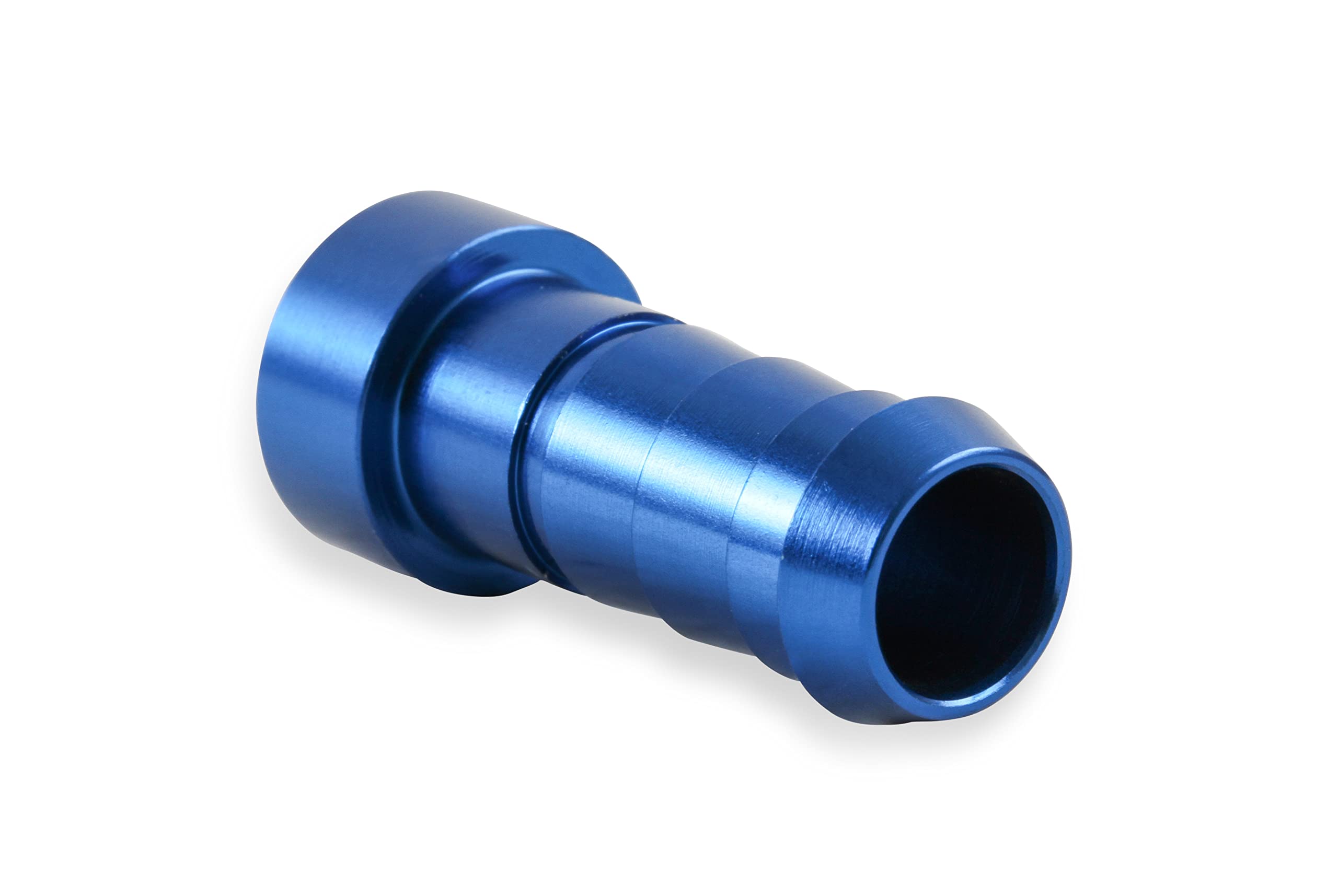 700112ERL Earl's Auto-Crimp Hose End - Straight - Size -12 - Blue