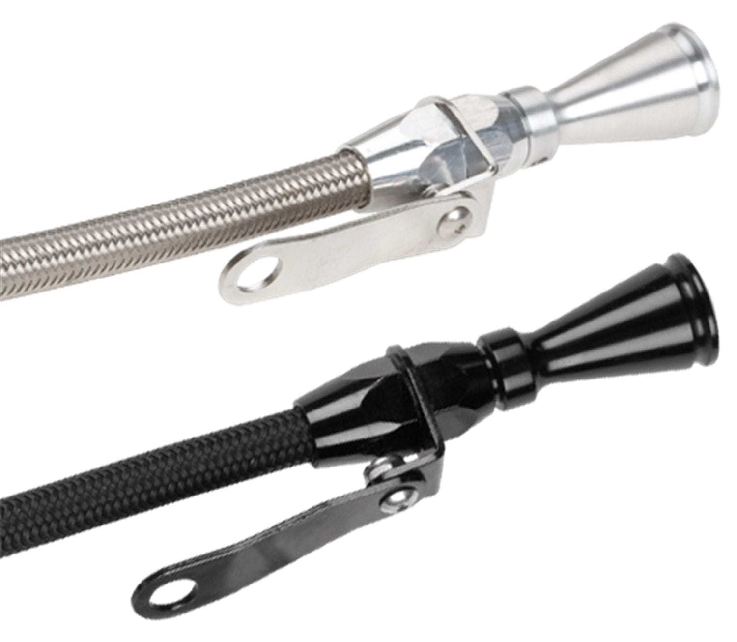 Black Engine Dipstick Lokar XED-5012 for Ford FE