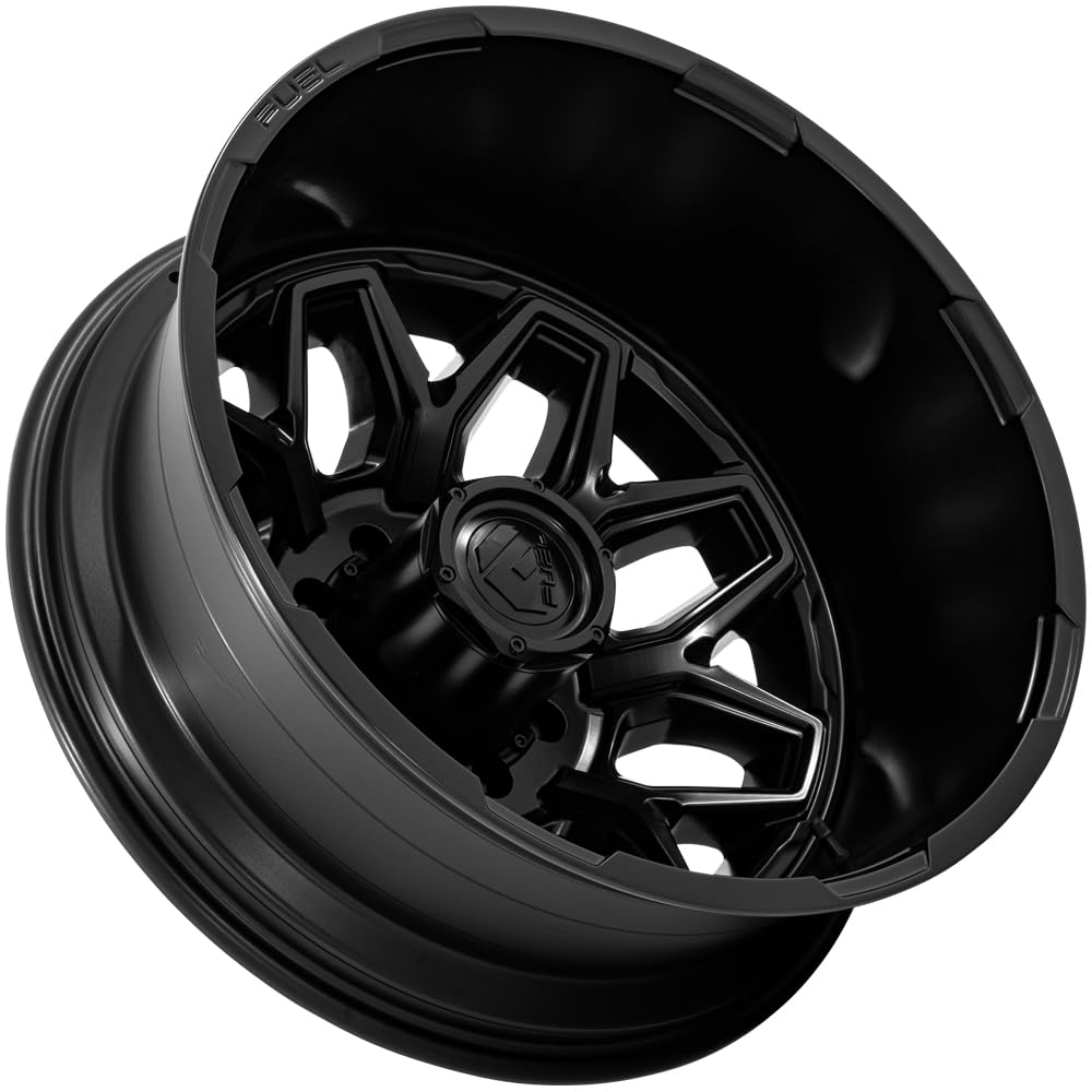 FLUX FUEL OFF-ROAD DUALLY 20X8.25 8X6.5-3.29 -201mm BLACKOUT - D87120827225