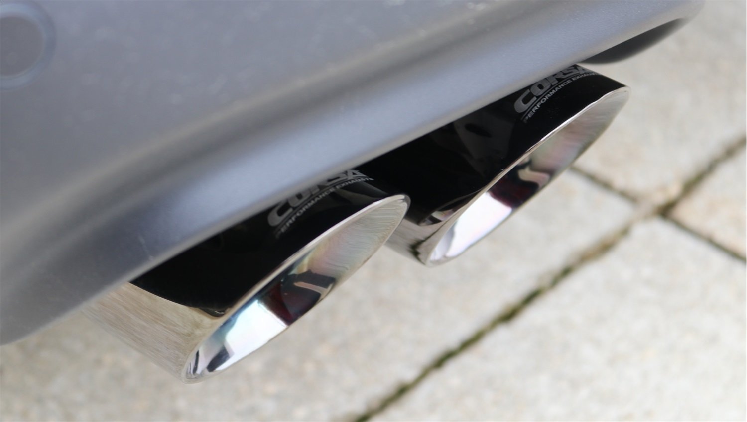 Corsa Cat Back Exhaust 14986 (Single Side Exit with Black Twin Pro Series Tips), 1 Pack