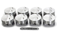 KB120.STD PERFORMANCE PISTONS SBC Flat Top Piston Set 4.000 Bore -7cc