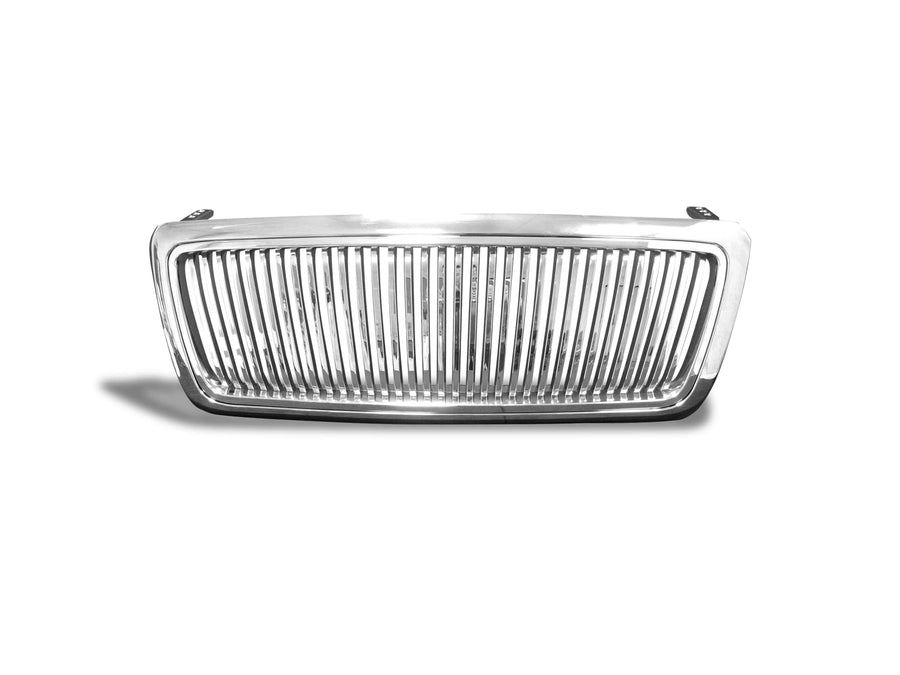 7148192 Armordillo USA Vertical Front Hood Grille - Polished Fits 2004-2008 Ford F150 F-150/2006-2008 Lincoln Mark LT