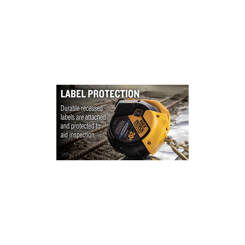 30-Foot Werner R410030LE Max Patrol Self-Retracting Lifeline, Leading Edge Capability, 1per Pack
