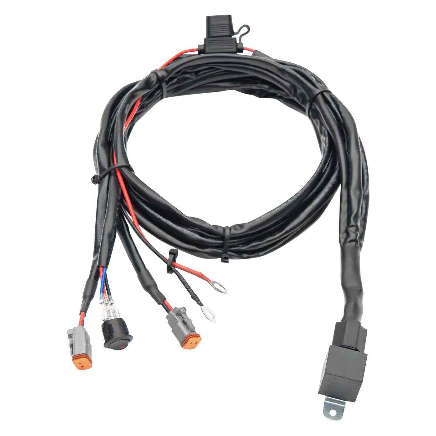 Zroadz A Pillar LED Bracket to Mount, (2) Lights, Pair and Wiring Harness Fits Ford Bronco Z365401-KIT2