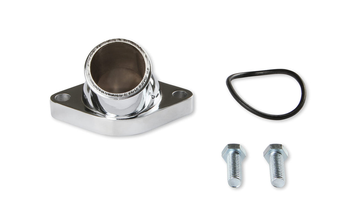 Chrome Plated Mr. Gasket 2660 Water Neck O-Ring Style