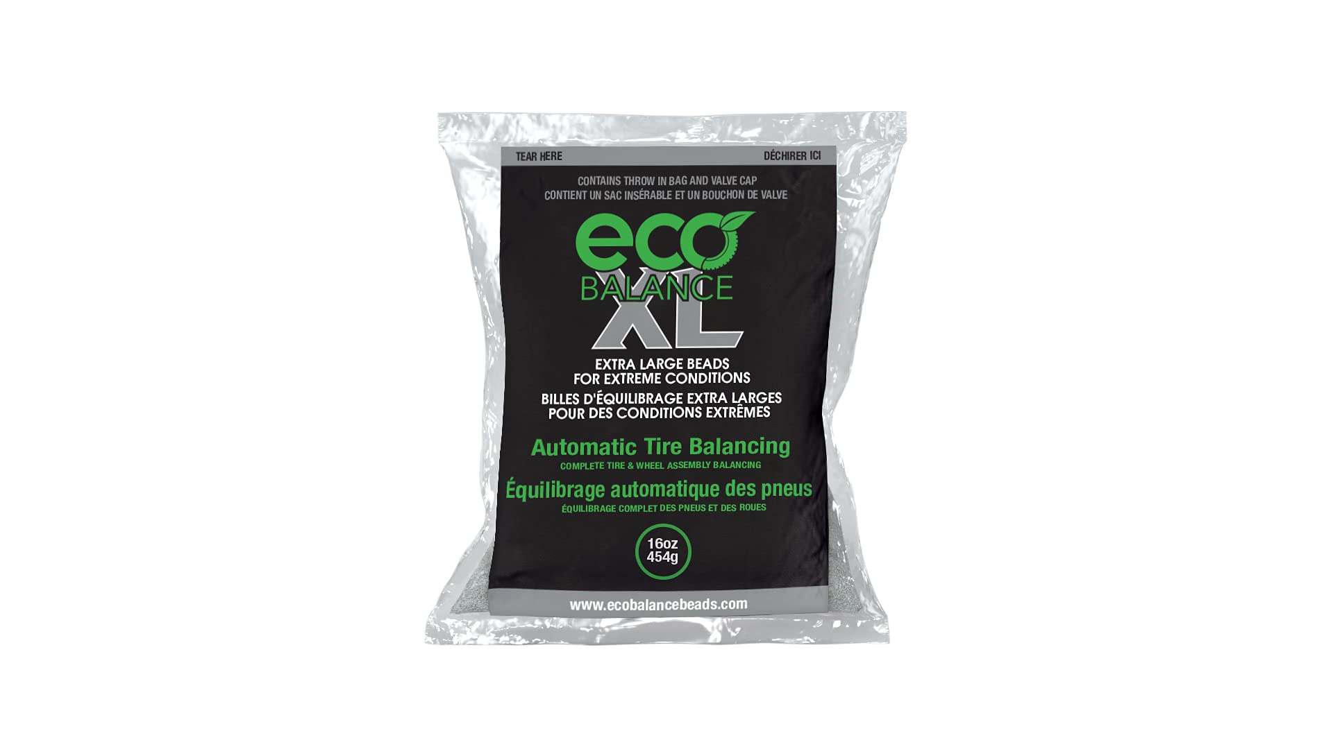 16oz ECO Balance XL - Large Balancing Bead Solution Designed for use with Extreme Balancing Conditions but Compatible with All Applications - 1