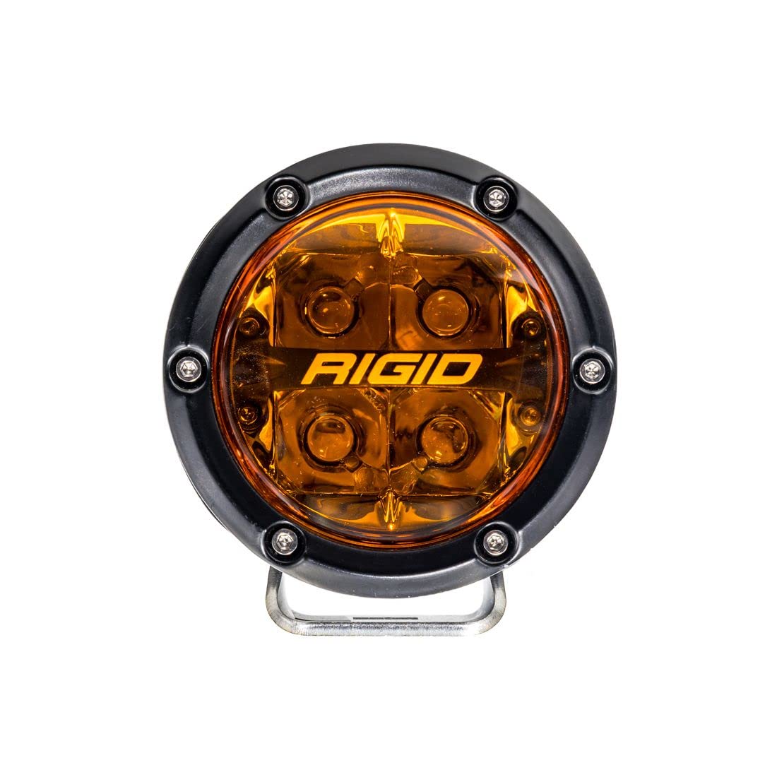 36123-360 RIGID INDUSTRIES Series 4 Inch Spot with Amber PRO Lens and Back Lighting | Pair