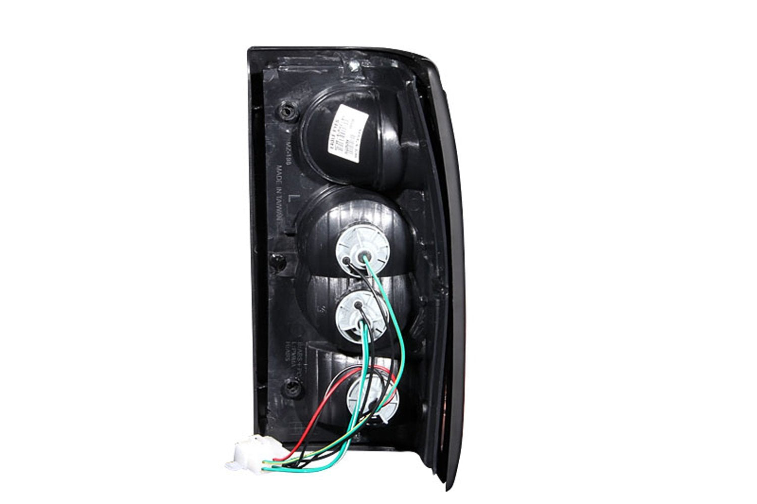 Mazda B2000 Anzo USA 211113 Black Tail Light Assembly - (Sold in Pairs)