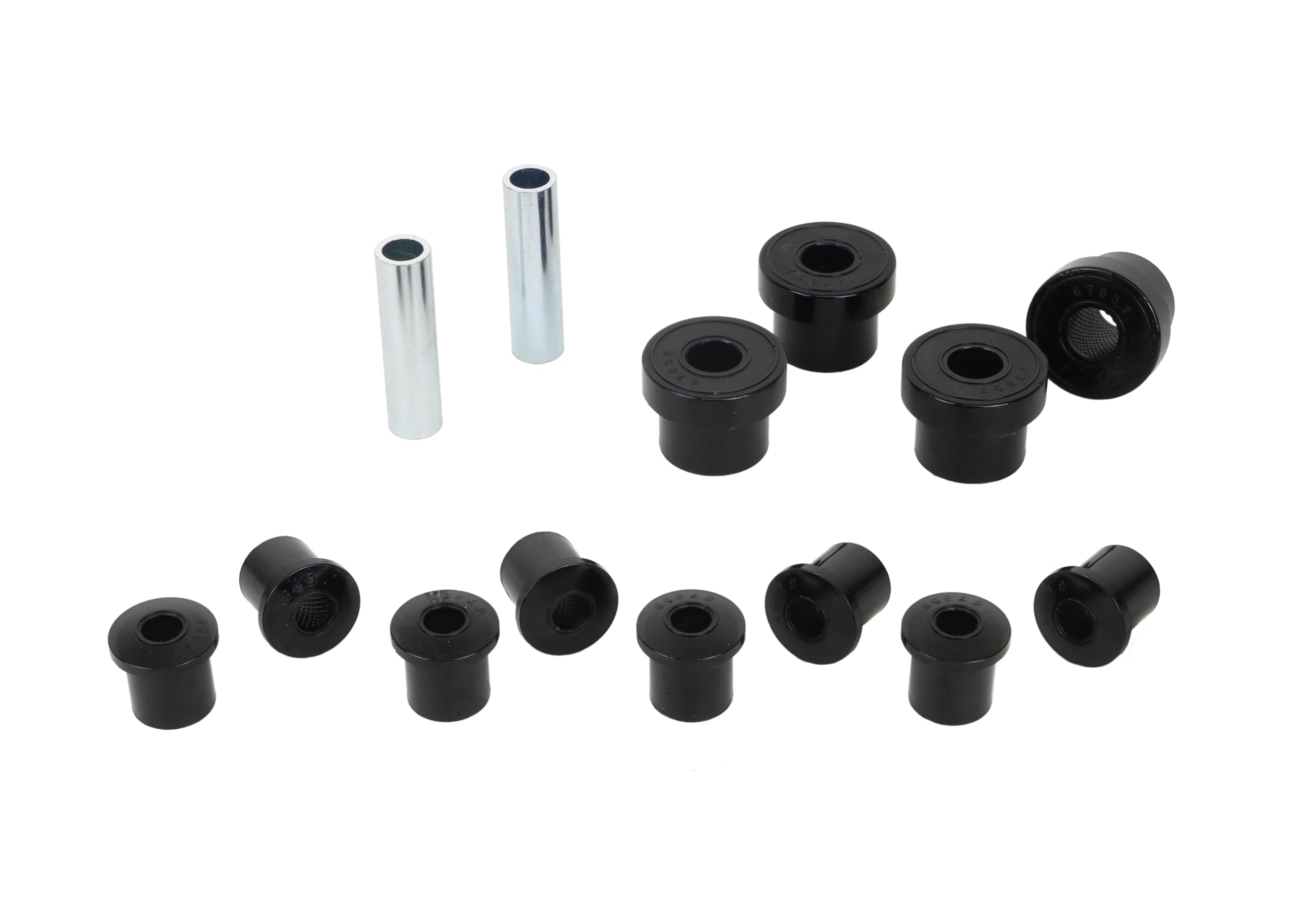 Whiteline W73814 Leaf Spring Front and Shackle Bushing Kit Compatible with 76-86 CJ7, Scrambler, CJ5