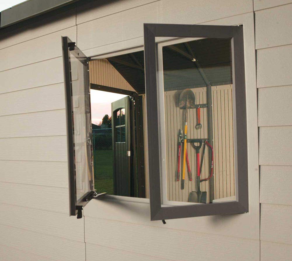 Outdoor Storage Shed Lifetime 6433 with Windows, 11 by 11 Feet