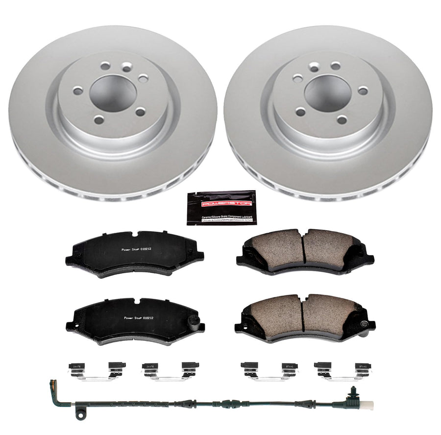 Power Stop Front Z23 Evolution Geomet Coated Brake Kit For Land Rover Range Rover Sport 2010-2013 [Model Specific] CRK6228