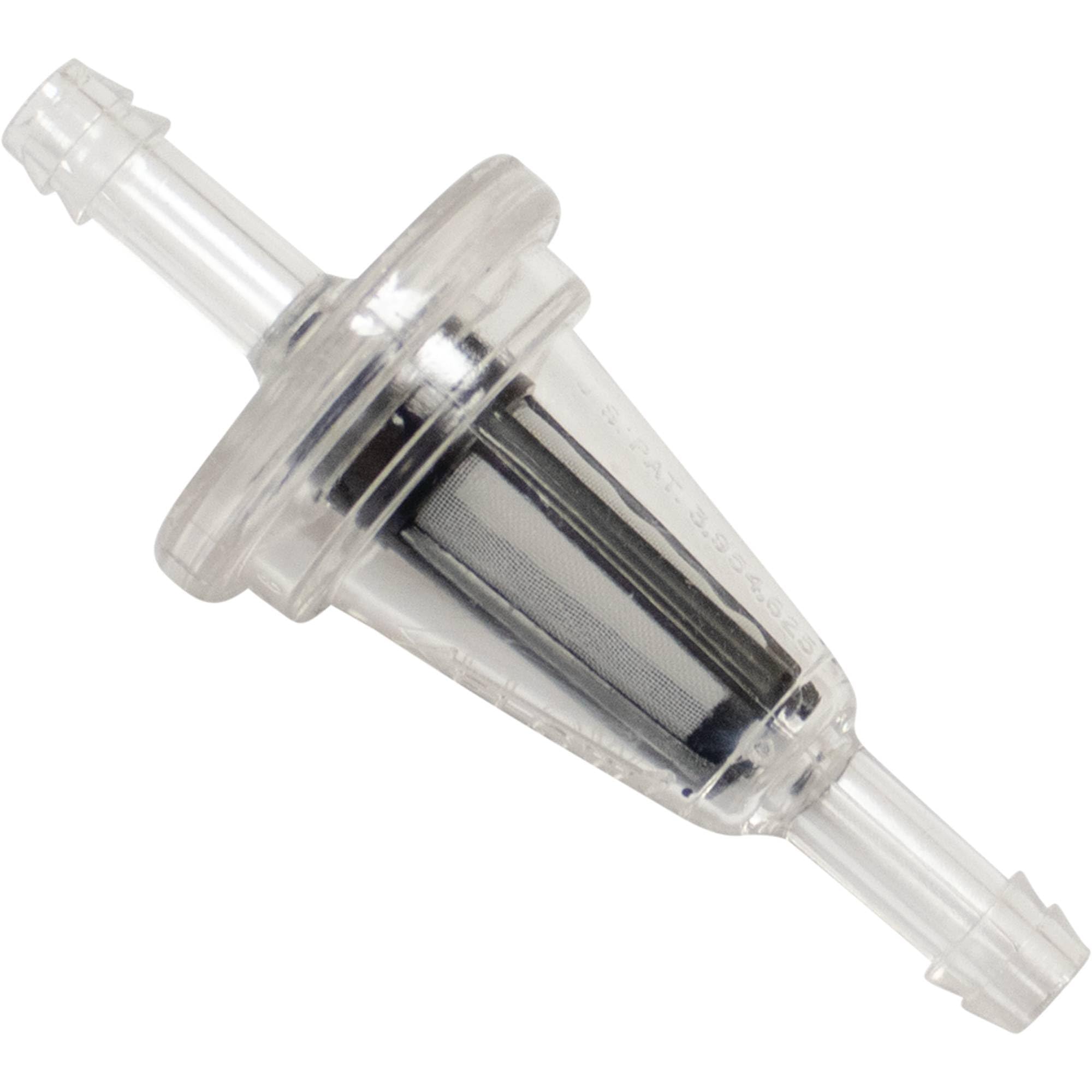 Helix Racing Fuel Filter HLX-118-9020 - Clear Compatible with/Replacement for Helix Racing Products 118-9020 1/4" ID Fuel Line, Cone Shape, Nylon Mesh Screen