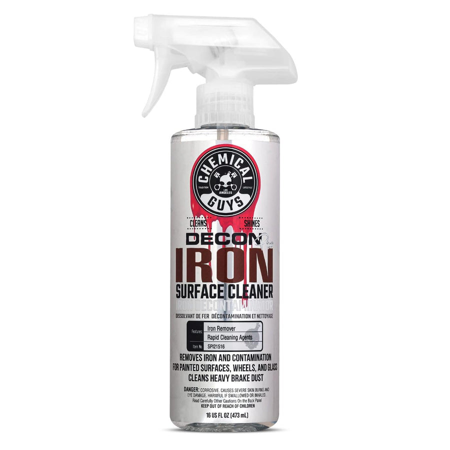Decon Pro Chemical Guys Iron Remover and Wheel Cleaner – Professional Strength Fallout Remover, Brakes, Calipers, Exterior, Wheel and Tire Cleaner – Dissolves Brake Dust & Dirt, 16 oz
