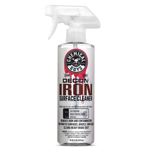 Decon Pro Chemical Guys Iron Remover and Wheel Cleaner – Professional Strength Fallout Remover, Brakes, Calipers, Exterior, Wheel and Tire Cleaner – Dissolves Brake Dust & Dirt, 16 oz