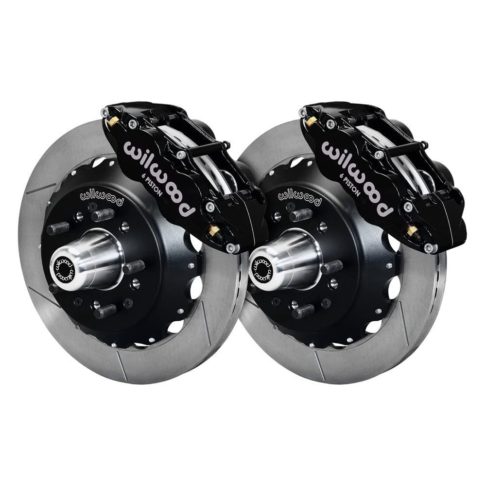 12.88" FNSL6R Hub Front Kit, Drill, Red