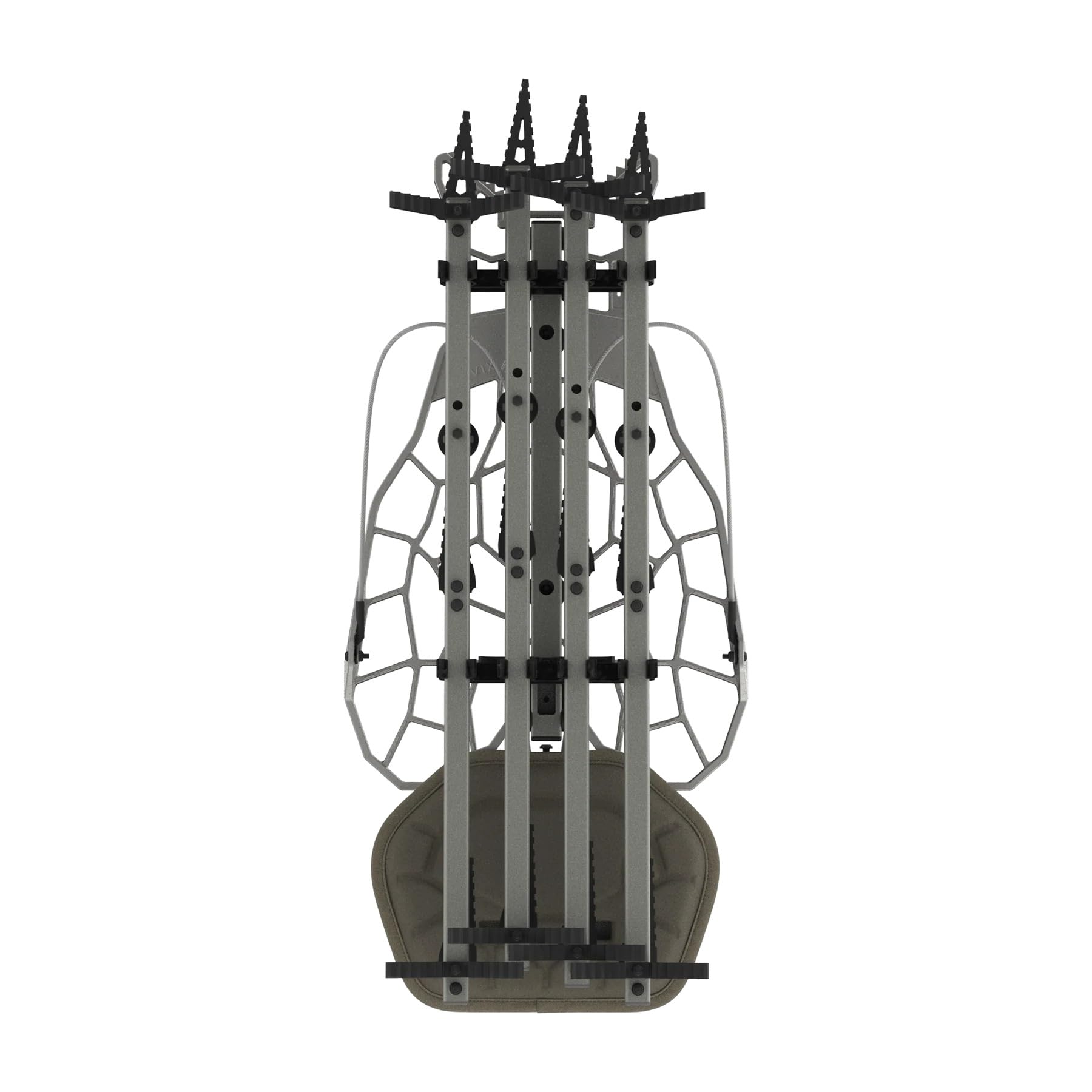 Hunting Accessories Bundle NOVIX Helo Hunt Ready System w/Lock on Tree Stand & Tree Steps – Versatile & Packable – Frost-Coated Treestand Accessories - Made in USA, Classic