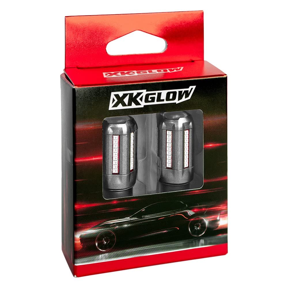 XKGLOW 2pc Red XK1156-R Auto Bulb