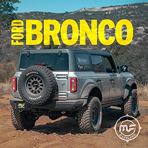 MagnaFlow Exhaust Performance System 19559: Cat-Back, Overland Series, For 2021-2024 Ford Bronco, Single Straight Passenger Side Rear Exit Style