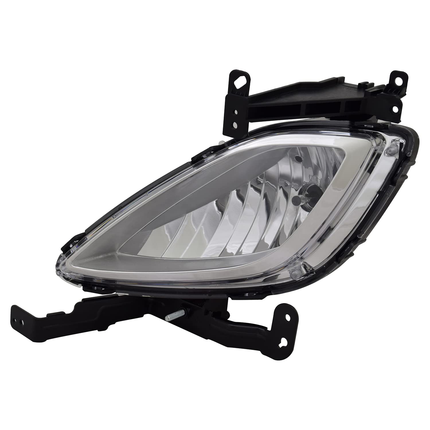 Left TYC Fog Light Assembly Compatible with 2011-2013 Hyundai Elantra