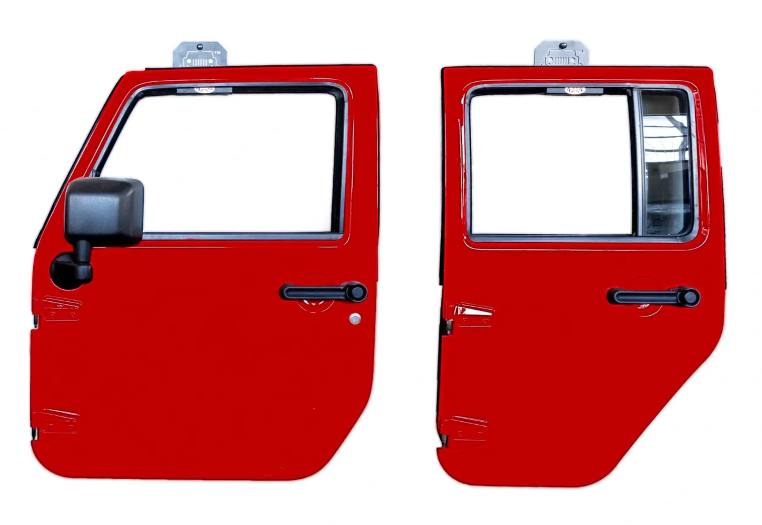 EZ4x4 Garage Wall Hangers Freedom Panel & Wrangler Door Storage Combo Kit, Heavy Duty Metal Storage Holder Bracket Compatible with JL, JLU & JT