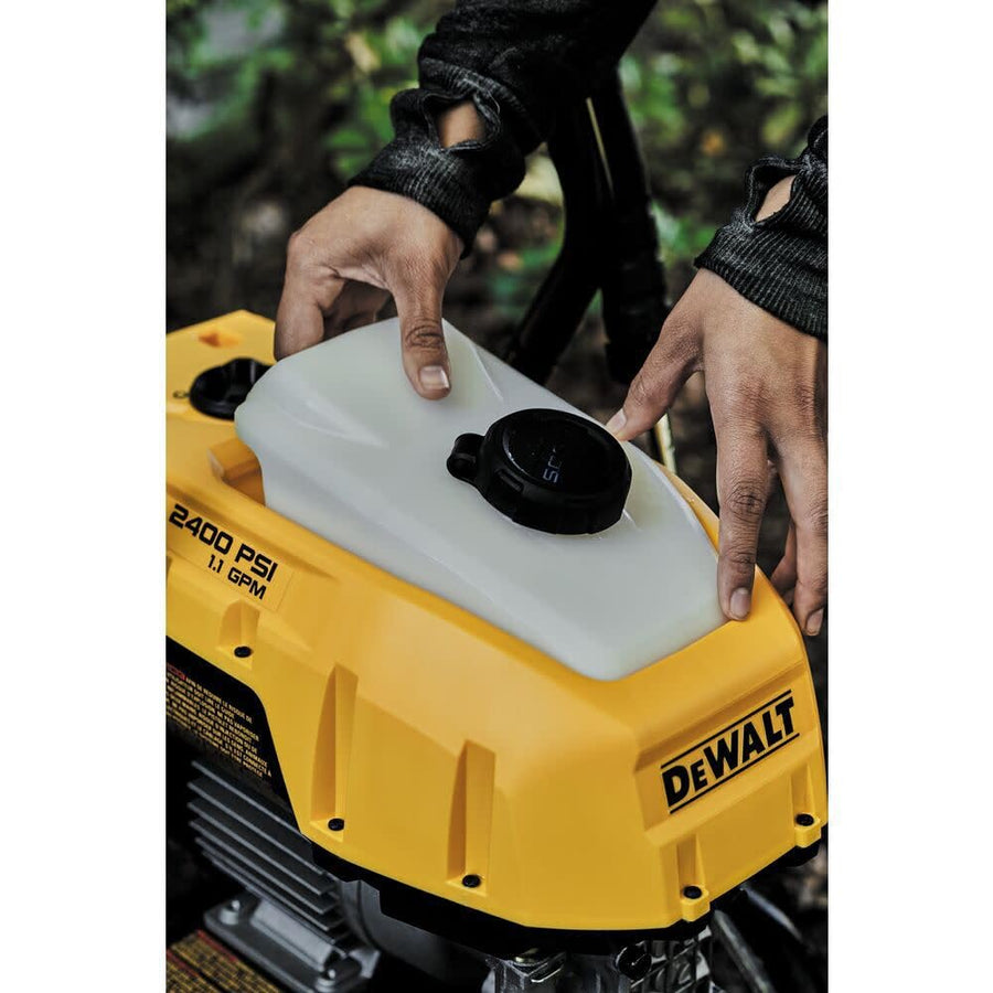 Cold Water DEWALT Electric Pressure Washer, 2400-PSI, 1.1-GPM, Corded (DWPW2400)