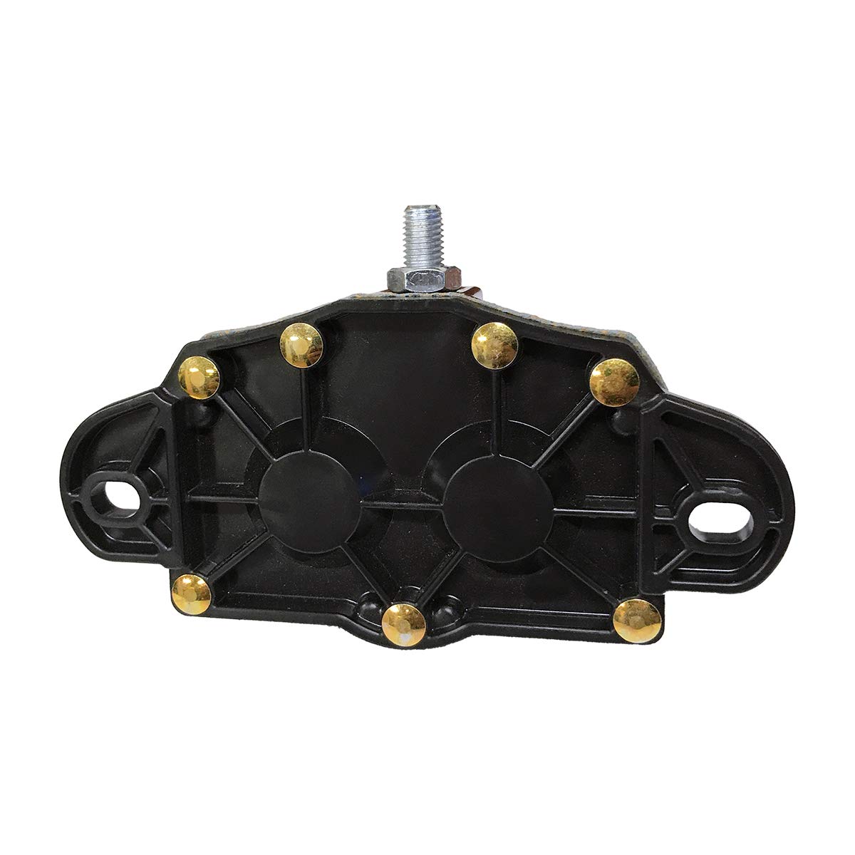 Lippert Dual-Polarity Replacement Reversing Solenoid with Silver / Bronze Alloy Posts for Hydraulic Leveling Systems and RV Slide-Outs - 118246
