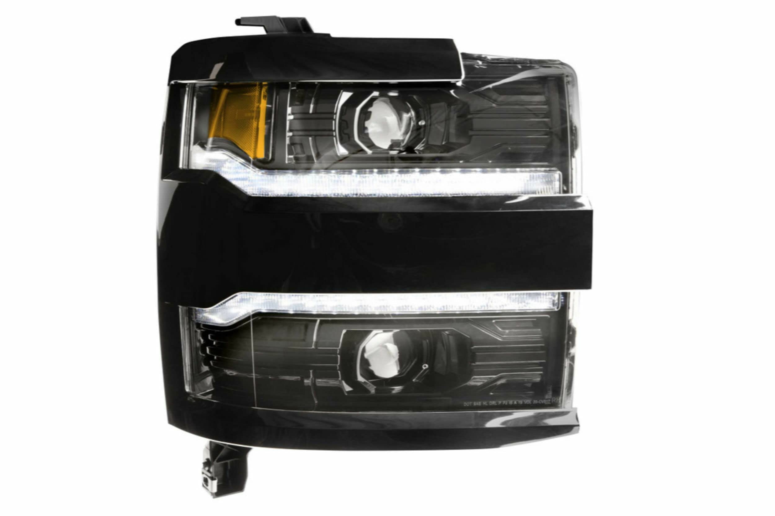 Morimoto XB LED Headlights fits 2015-2019 Chevrolet Silverado HD with Chrome Bezel, Plug and Play Headlight Assemblies (LF541, LF541.C)