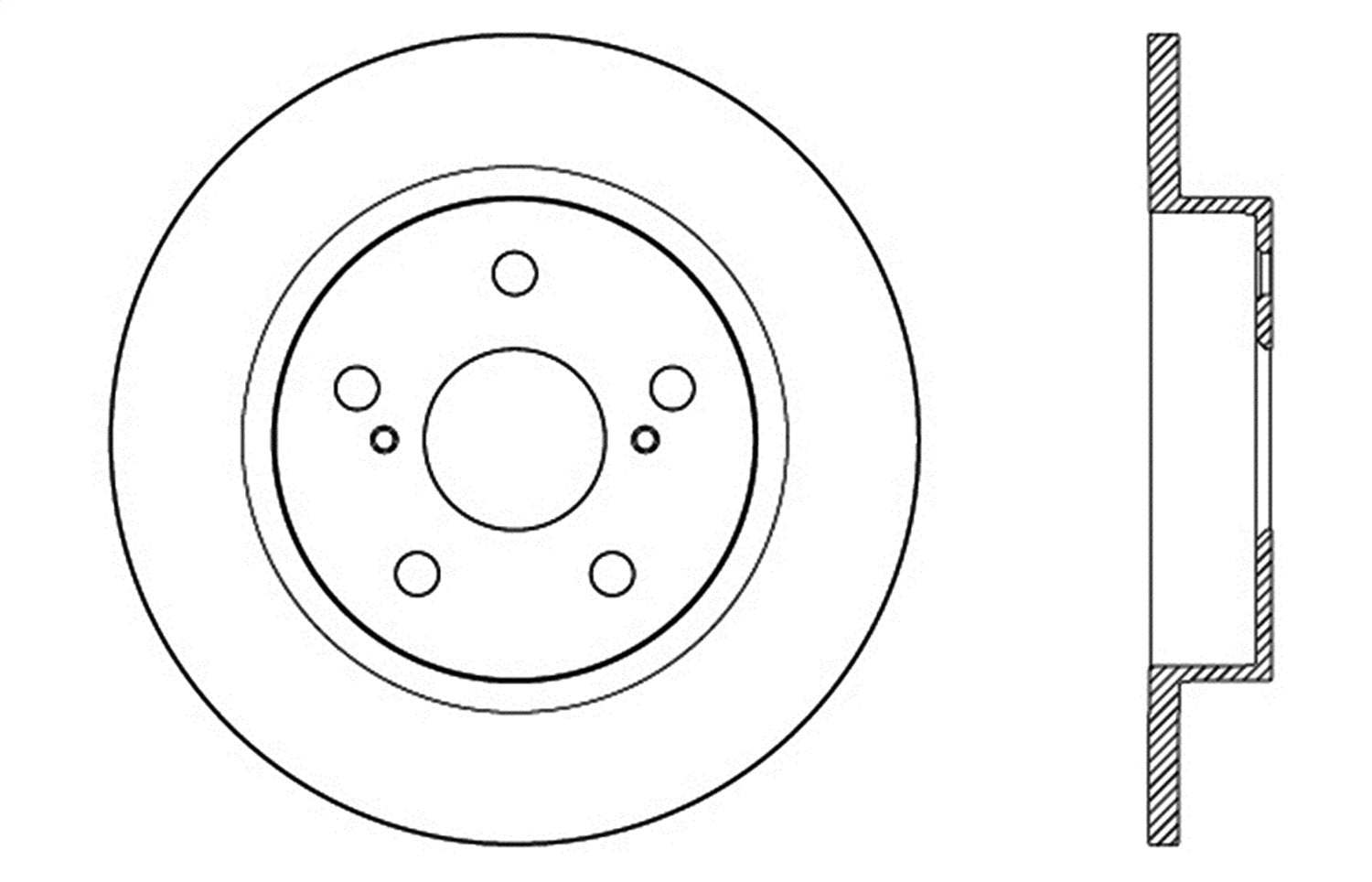 Sport Drilled/Slotted Brake Rotor StopTech 127.44179L (Rear Left), 1 Pack