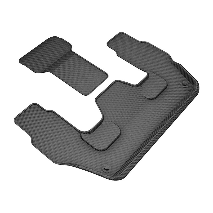 Kagu 3D MAXpider Custom Fit Floor Mat (Black) Compatible with Jeep Grand Cherokee L (WL) 6-Seat w/o Rear Center Console 2022-2026 - Third Row