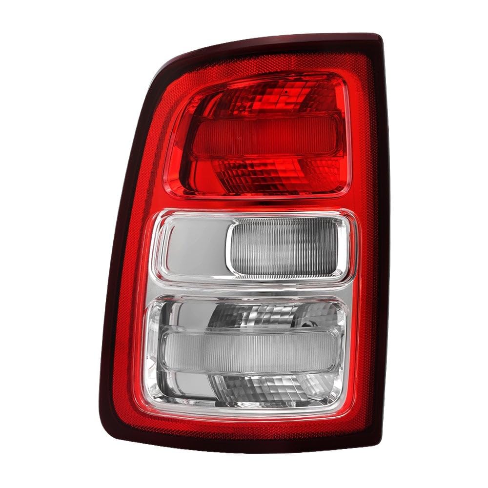 Dodge Ram 2500 19-24 Big Horn Halogen Chrome Bezel Spyder Red Len Tail Light - OE Left (No Harness)