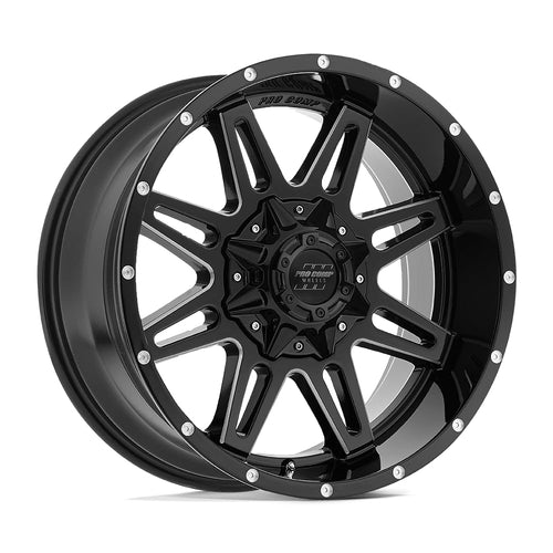 Pro Comp PXA42 Alloys 20X9.5 8X6.5 G-BLK MILL -6MM - PXA8142-29582