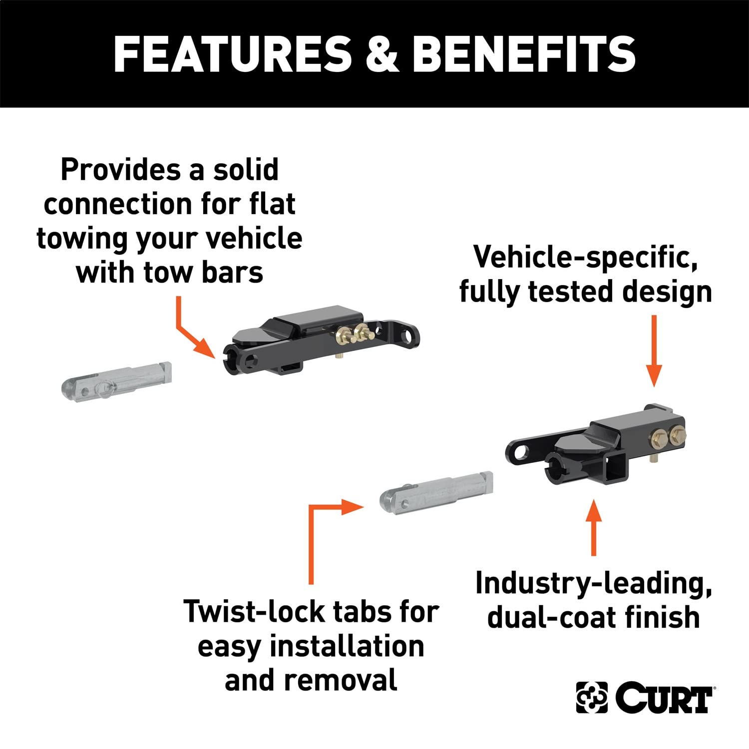 Tow Bar Base Curt Manufacturing 70111 Fits Chevrolet Tahoe