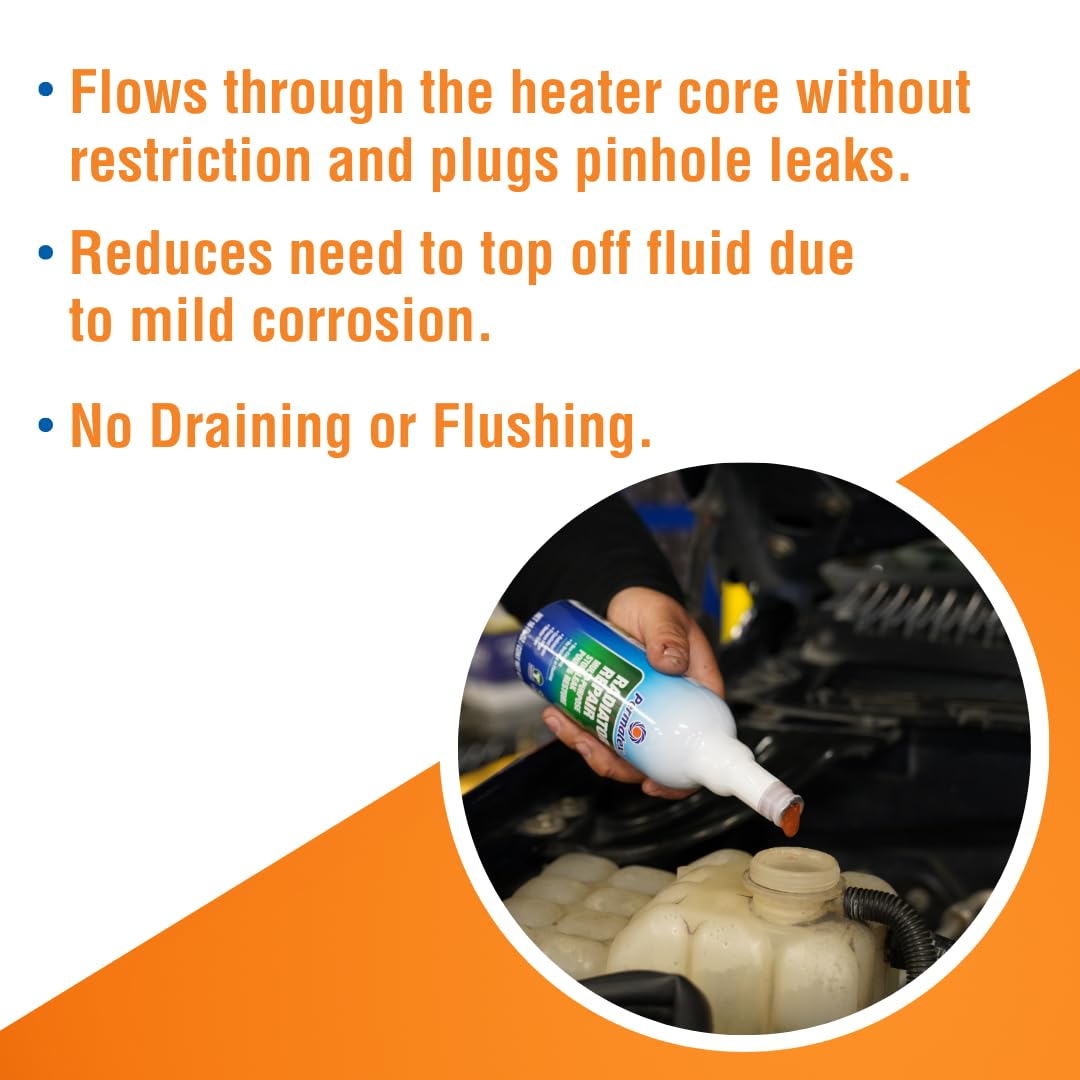 Radiator Repair Permatex 30301 - Stop Leak, 16 fl oz, Protecting Against Coolant Loss, Stopping Leaks and Seepage from Head Gaskets