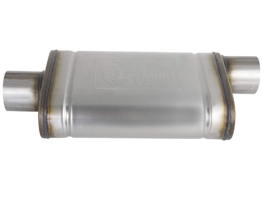 Mach Force-Xp aFe Power 49M00031 3" 409 Stainless Steel Muffler, 1 Pack